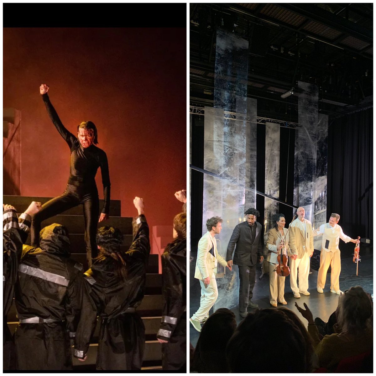 Even ontspannen in het theater: Indrukwekkend toneel Coriolanus van <a href="/hnt/">hnt</a> met glansrol van @yeladekoning. En een prachtig samenspel van muziek en dans, op ontroerende wijze het verhaal wevend van Nijinski door @estherapitulay en @scapinoballet  #stadsschouwburghaarlem #bellevue