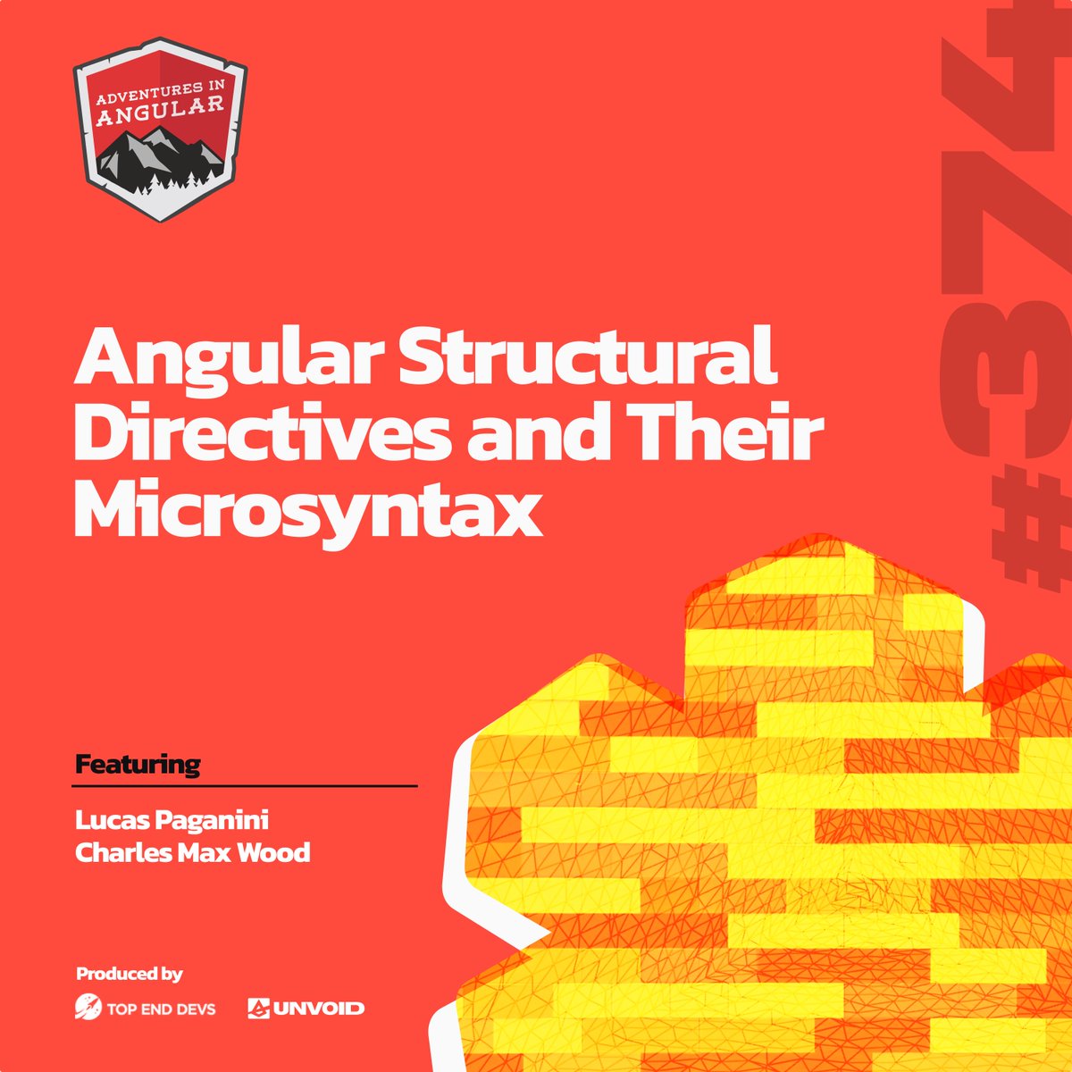 Check out this week's episode of #AdventuresInAngular 

#AiA:  Angular Structural Directives and Their Microsyntax

rfr.bz/t5lznyf