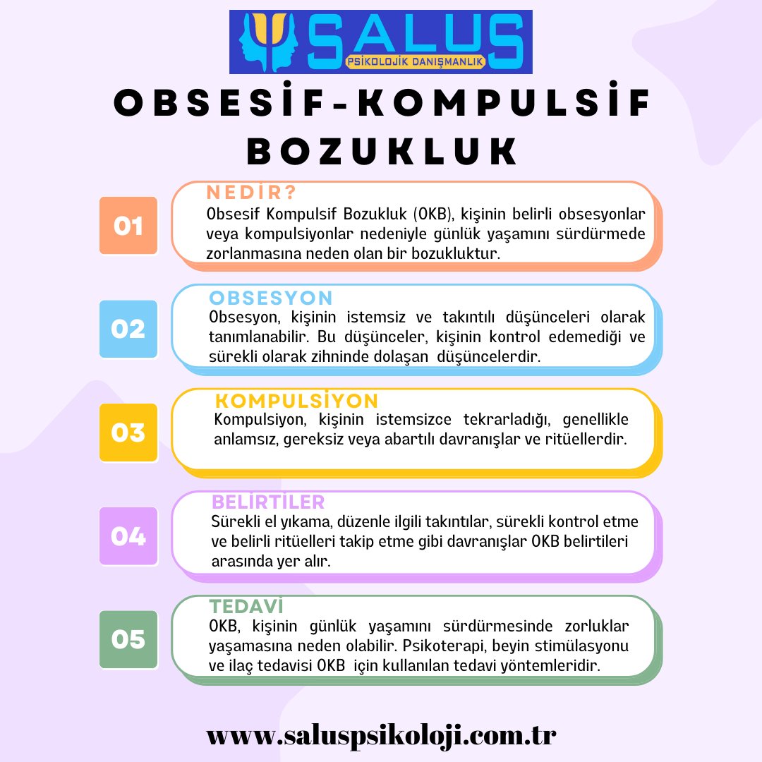 #SalusPsikoloji #PsikolojikDanışmanlık #OnlineTerapi #obsesifkompulsifbozukluk #OKB #anksiyete #obsesyon #kompulsiyon #ruhsalsağlık #ruhsalhastalık #psikoloji #terapi #zihinsağlığı #zihinsağlığıfarkındalığı #bilinçliyönetim #kaygı #kaygıbozukluğu #ruhsalsağlıkdestek