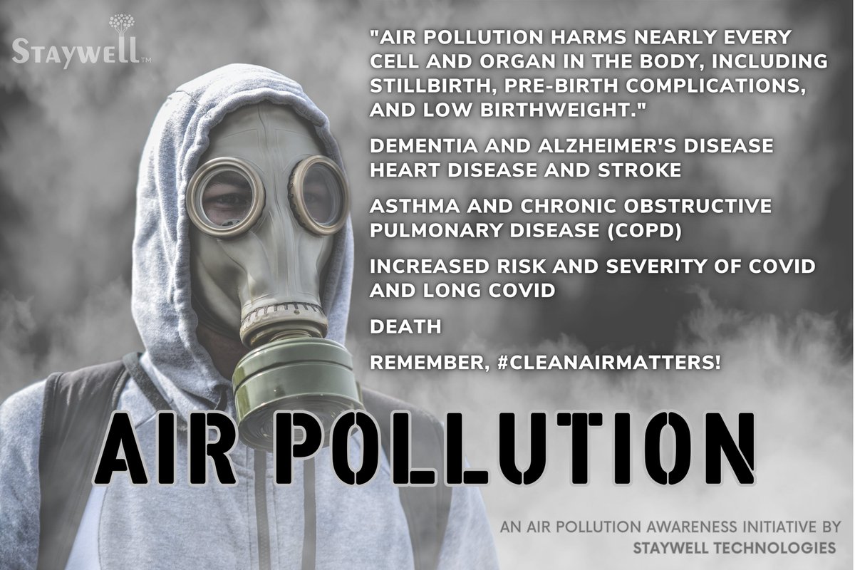 #AirPollution
#CleanAirNow
#StopAirPollution
#BreathEasy
#CleanAirMatters
#AirQuality
#PollutionFree
#GreenLiving
#SustainableLiving
#HealthyAir
#Staywell 
#AirYouCanWear