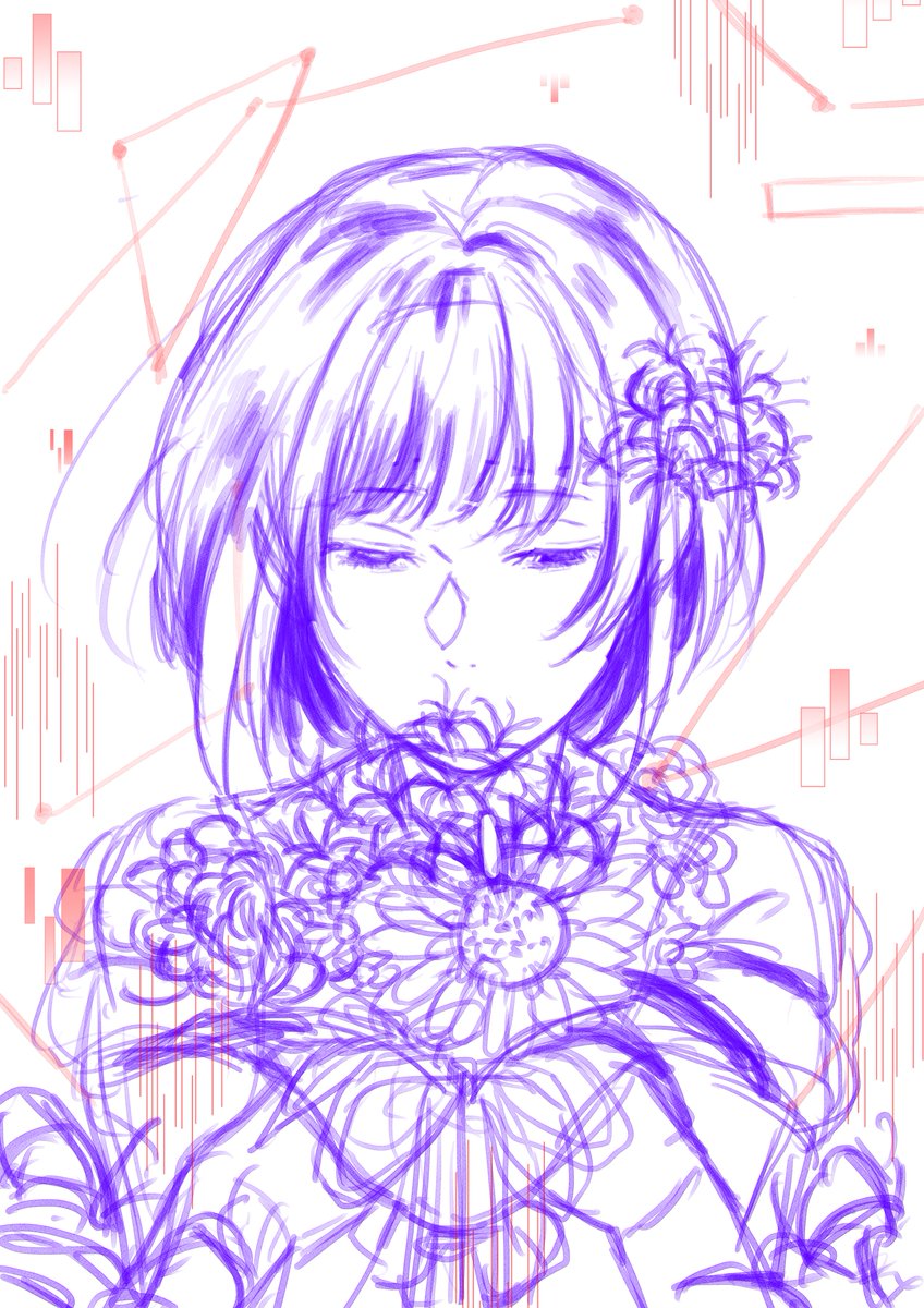 幻覚と妄想強めのセレス落書き…チケット頑張ろう… https://t.co/z09DDJSDUV