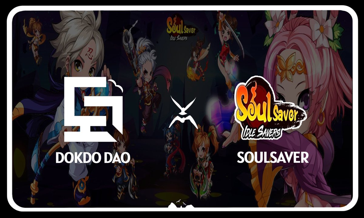 [DOKDO x SOULSAVER]

🎁SOULSAVER "R" NFT AD x 3

1️⃣ Follow
<a href="/DOKDODAO/">DOKDO DAO</a>
<a href="/SSsarisari/">함가재공 | Together</a>
<a href="/IDLESOULSAVER/">IDLESOULSAVER</a> 

2️⃣ LK l RT l TAG 3 Friends

3️⃣ If you want to get more benefit
🤖 : alphabot.app/soulsaver-gmbf…
💳 : superful.xyz/soulsaver-r-nf…

⏳~3/23 13:00 (KST) 

#NFT #Giveaway