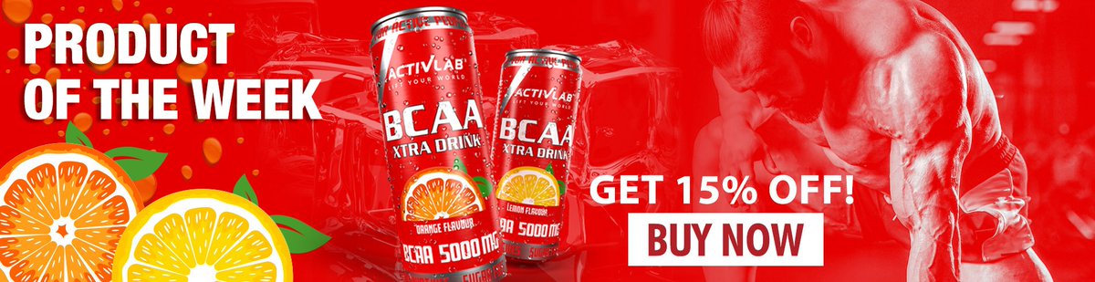 NASKORSPORTS's tweet photo. Product of the Week at NaskorSports: Activlab BCAA Drink (24x330ml)! 
BCAA Xtra Drink contains 5000 mg of branched chain amino acids in optimal proportions, and the convenient form – cans – allows you to always have a drink with you: https://t.co/onyccJvmZ7 https://t.co/7aaTxvJiQw