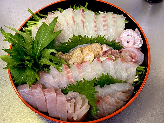 真鯛とメジナとびんちょー🐟 