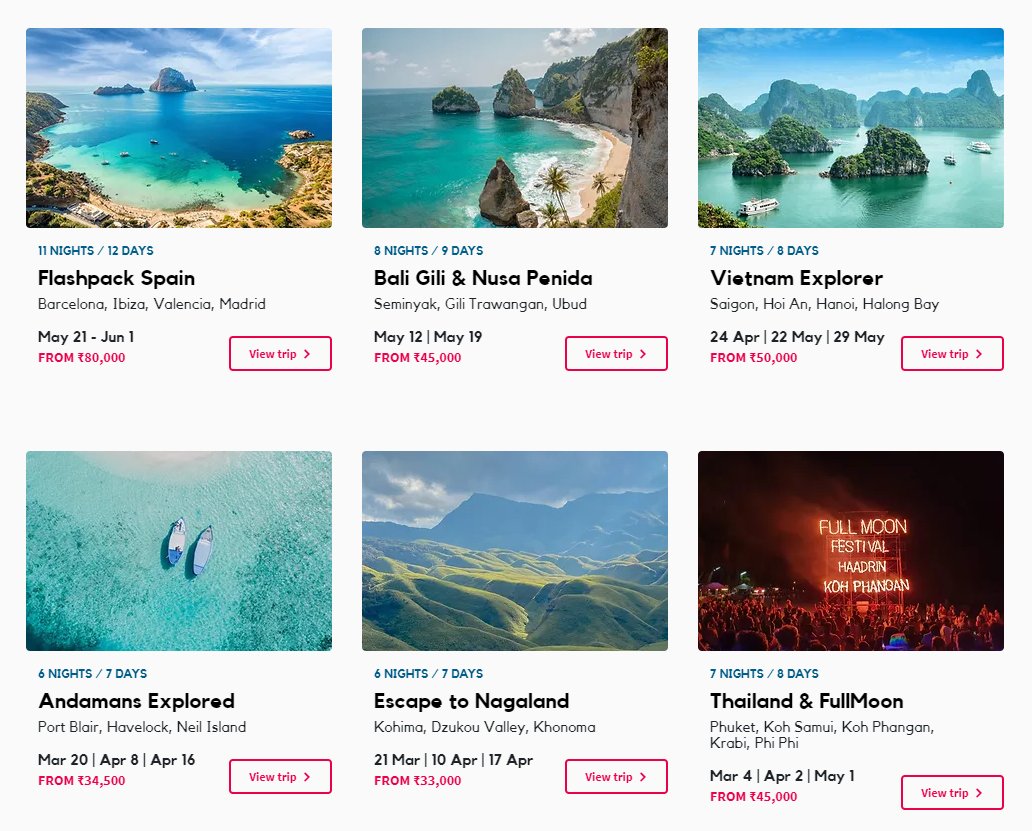 MetanoiaExp's tweet photo. Ready for your next adventure, but can't decide where to go next! 🤔✈️
Here are some suggestions 👇https://t.co/cXpagQ84q5

#Travel #MondayBlues #Spain #Egypt #Vietnam #Thailand #Bali #Andamans #Nagaland #Indonesia #MondayMotivation #InternationalDayOfHappiness https://t.co/11ZsDTFFbp