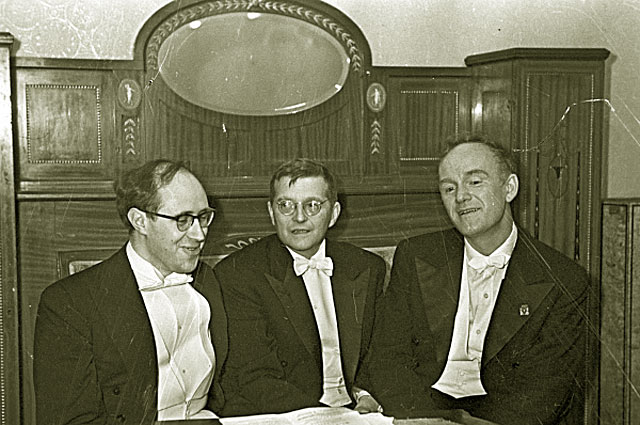 ロストロポーヴィチ、ショスタコーヴィチ、リヒテル。 