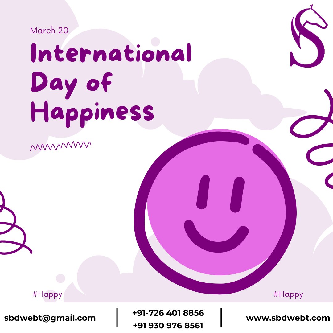 sbd_web's tweet photo. International Happiness Day! Keep laughing and smiling, it means a lot to us. A smiling business is the secret to your smile and we know that! Join us this Happiness Day and get a FREE business consultation with us!
#happiness #happyhour #happinessday #internationalhappyday https://t.co/VL9lGsAZD5