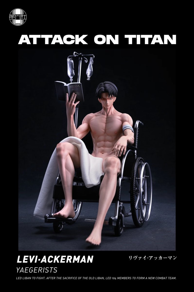 Moe🐰🥕 on Twitter: "Unofficial figure Levi Ackerman in wheel chair by