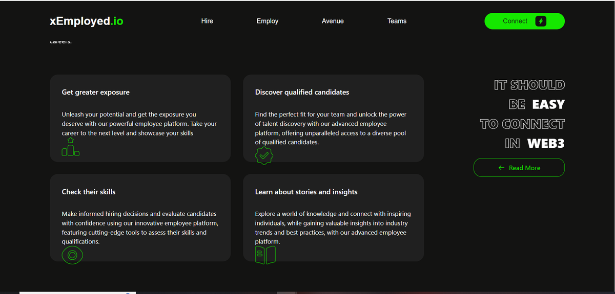 Hello la fam I hope you are well, I announce the successful launch of the platform xemployed.io which allows you to find or post a job ad in the web 3 thanks to <a href="/georgianabirdan/">Georgiana</a>  and <a href="/egldwomen/">Women of MultiversX</a> for this wonderful work #MultiversXCommunity #CryptoTwitter #NFTCommunitys