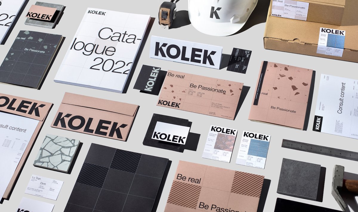 worldbrandesign's tweet photo. Bracom Agency - Logo and Identity Design for Kolek - A Terrazzo Supplier From Vietnam
.
https://t.co/rSZJEvEcxm
.
#branding #branddesign #typography #logodesign #graphicdesign #worldbranddesign https://t.co/f1rzRbm6Ww