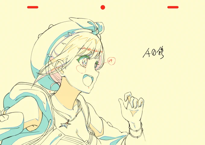 ライザアニメ化おめでとうございます!PVに作画監督で参加させていただきました。本編も頑張りますのでよろしくお願いします。*掲載許可済み  