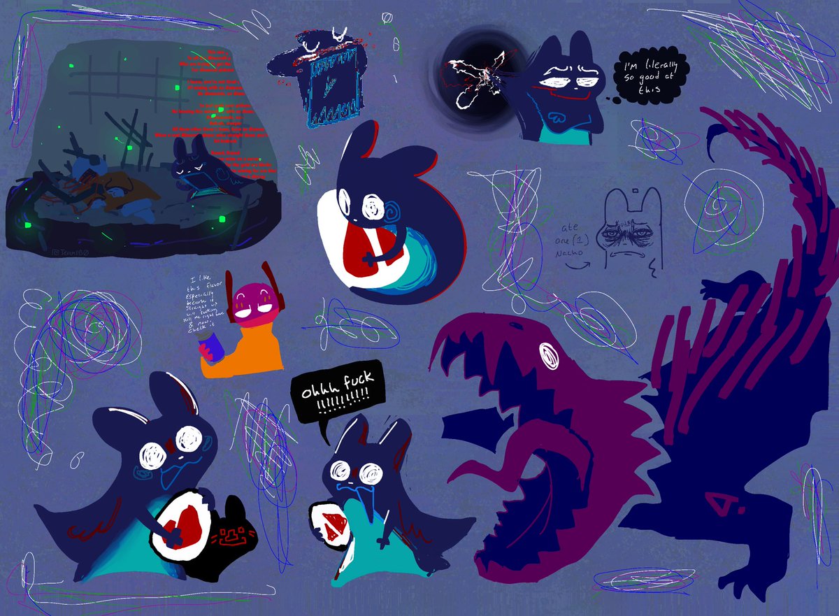 Teamiibo's tweet photo. ( inv """spoilers""" )

can you tell who my favorite slugcat is

#rainworld #rainworlddownpour https://t.co/V0KVSRyOcH