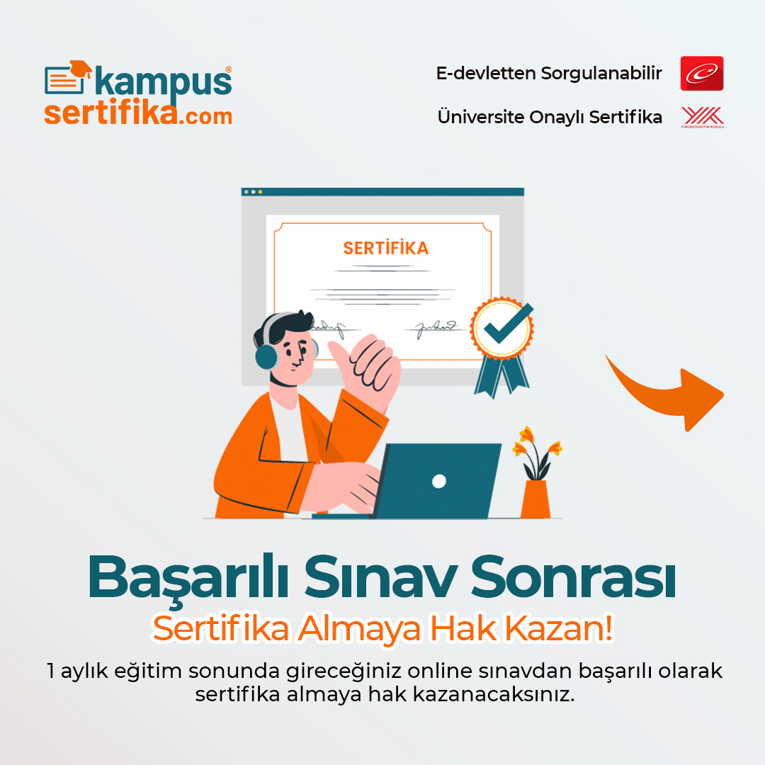 Bilgi Hattımız: 0 (850) 308 84 03
WhatsApp Hattımız: 0 (552) 814 88 08

#kampussertifika #onlinesınav #uzaktaneğitim #sertifikaprogramları #üniversiteonaylısertifika #sorgulanabilirsertifika #kariyer #işimkanı