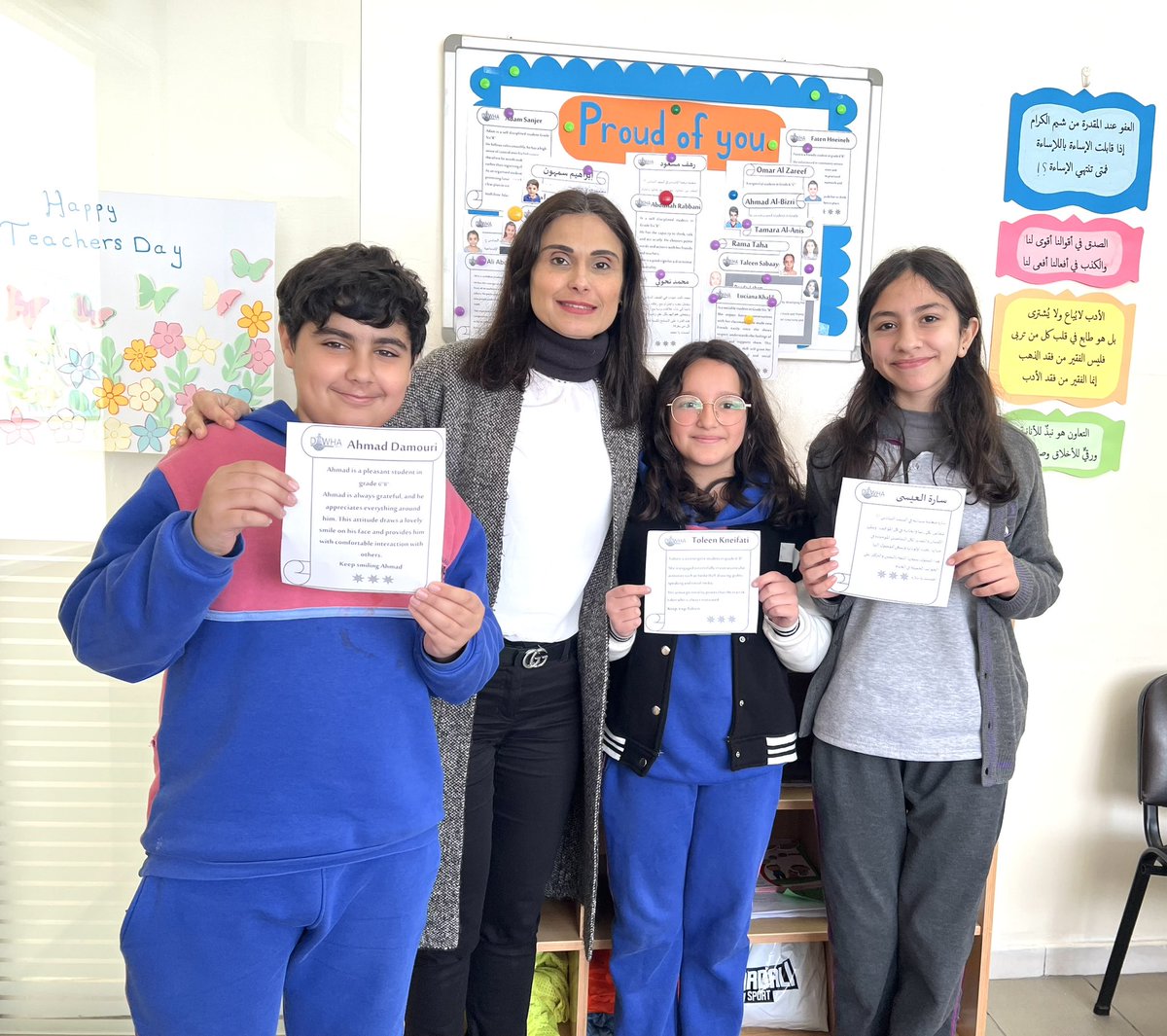 Positive attitude has a magnetic influence over others.
#good_behaviour #grade6 <a href="/makdawhaschool/">Makassed Dawha School</a>