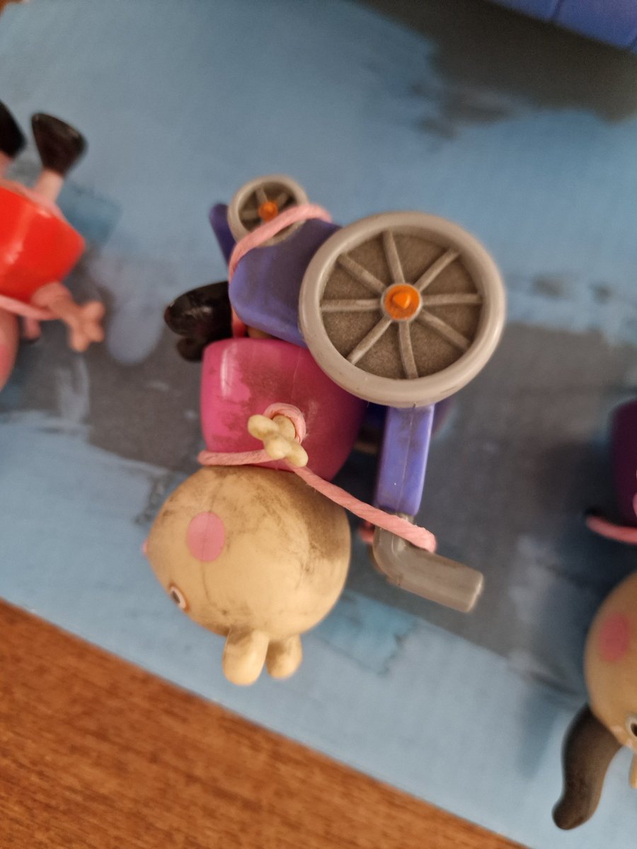 elamy's tweet photo. @Argos_Online Is this acceptable? 
I dont think so. This is how our nieces birthday present arrived. I wonder how Ill she might get from accidentally ingesting the 'soot' that covers this child's toy. Any response? https://t.co/NmH3zarJLU