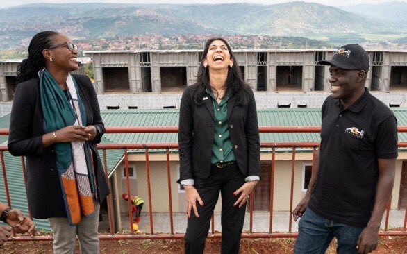 CockertonMark's tweet image. WHY would you: 
- Stand in front of a unit built to be used in the trading of human beings for cash and laugh your head off? 
- Publish the photo because you think it’s good PR?