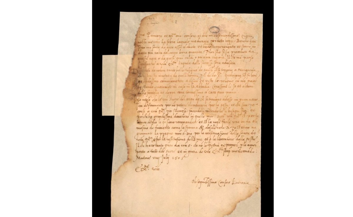 DHMoRe3's tweet photo. 💤Silenti, ma al lavoro! Si è appena conclusa la digitalizzazione delle 280 lettere di Lucrezia Borgia, conservate presso l'Archivio di Stato di Modena! Ora disponibili sulla nostra piattaforma! #Digitalizziamo #DigitalizziASMo👉
https://t.co/AvIPLuGGr4 https://t.co/p330q1nJLn