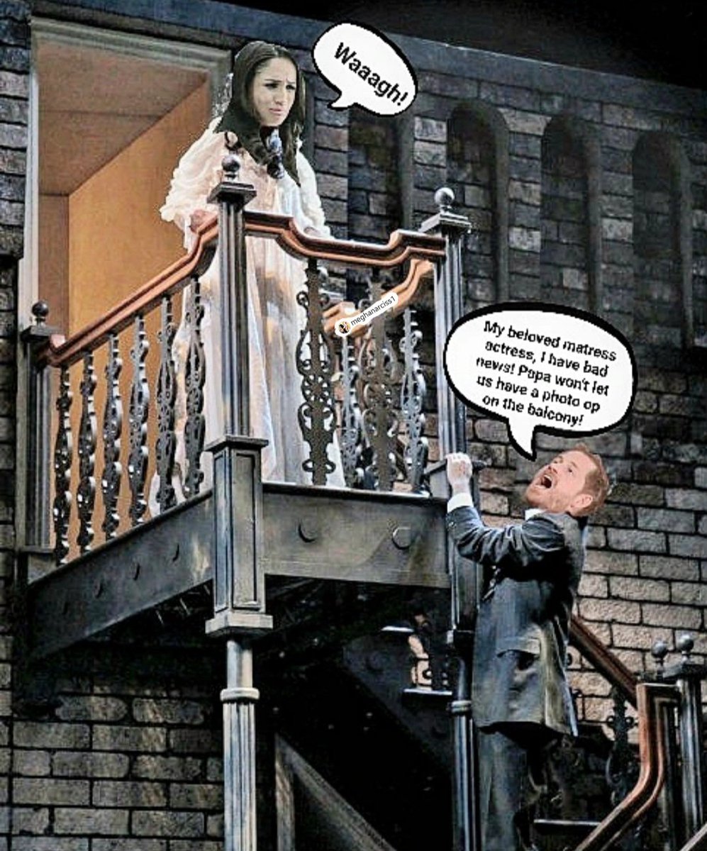 Meghanarciss1's tweet photo. #HarryandMeghan #PhotoOp #BalconyScene #BadNews #WAAAGH https://t.co/40kkR7Qqvc