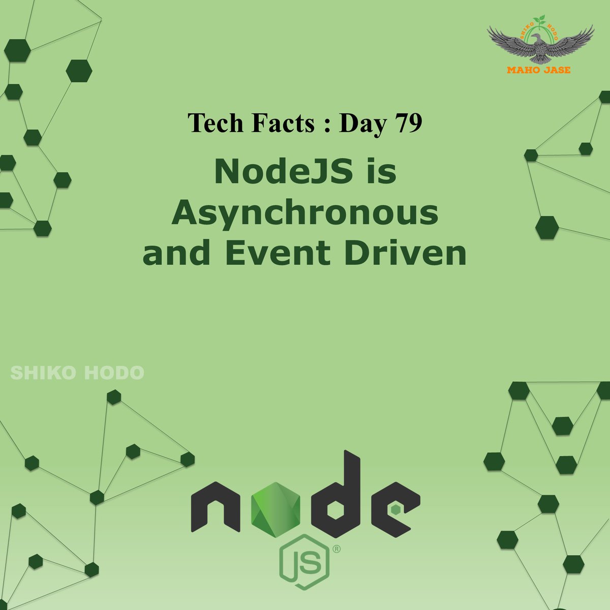 mahojase's tweet photo. Tech Facts : Day 79

#nodejs #nodejsdevelopment #nodejstraining #nodejsfacts #nodejsdevelopers #nodejsprogramming #nodes #js #dailytechfacts #Mjit https://t.co/zZgSzx0XE7