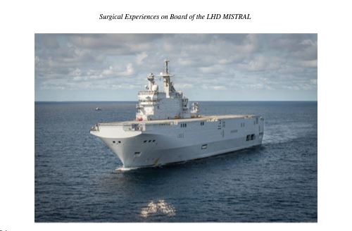 HopitalLaveran's tweet photo. Magnifique article sur l'expérience de nos chirurgiens à bord du Mistral dans Military Médecine . A lire absolument !
https://t.co/tO89GxOhyN
@MarineNationale @SSA_EVDG @santearmees https://t.co/XvDaKEXcic