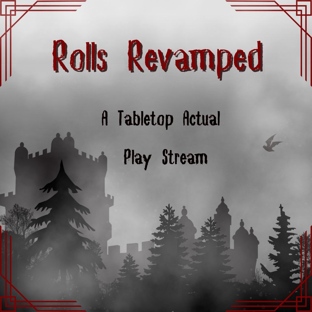RollsRevamped's tweet photo. New week means a new pinned post! Welcome 👋

We're a new #TTRPG Actual Play series, airing biweekly on YouTube. We've got some exciting games brewing, keep an eye on our socials for updates!

📽️ https://t.co/Giz5kzUvev
📸 https://t.co/ULOfnusNNu
☕️ https://t.co/fmTcwlzC6t https://t.co/Rey8xVL1Ue