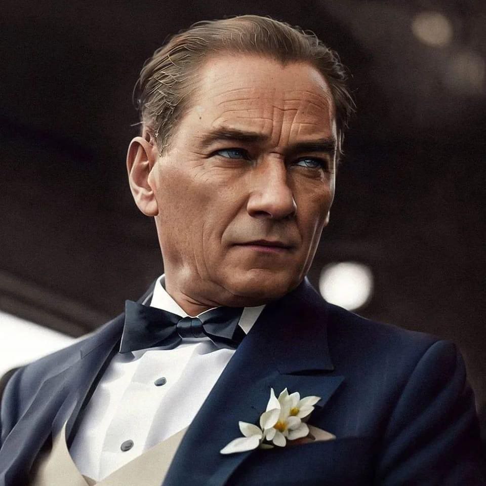 Mustafa Kemal Atatürk'ün yapay zeka ile oluşturulan portresi 😍