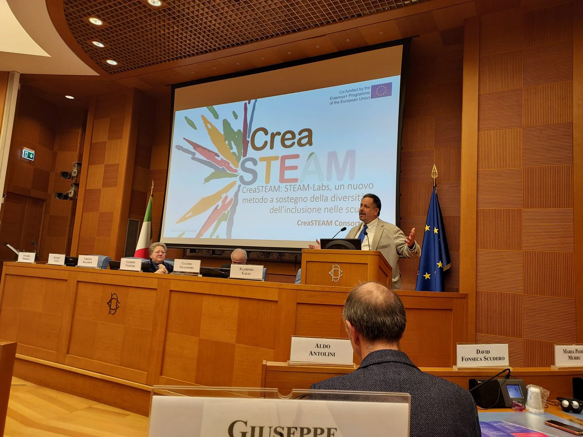 fonsi1x2's tweet photo. Presentation of @creasteam @CreaSTEAM_proj in the Italian Parlament, organizad by @fidaeNazionale @LaSalleBCN all the session and details https://t.co/lUptAMkhlY https://t.co/Rc0UGzWcZO