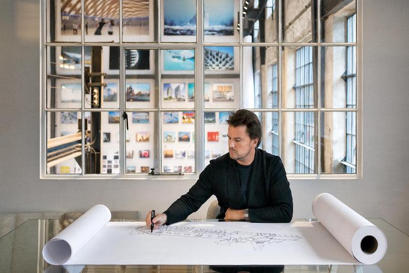 #ArchitectStudios Bjarke Ingels

"My drawing skills probably froze around when I was 18 ... Now I'm more interested in the story, how the drawings, the layout can help express the stories and communicate them."