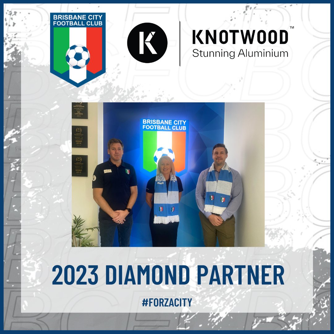 MAJOR ANNOUNCEMENT: KNOTWOOD JOINS THE CITY FAMILY AS A DIAMOND PARTNER!

Brisbane City FC is delighted to announce Knotwood as a Diamond Partner of the Club on a multi year deal.

Welcome to the City Famiglia Knotwood.

#forzacity #azzurri #thecityway #npl