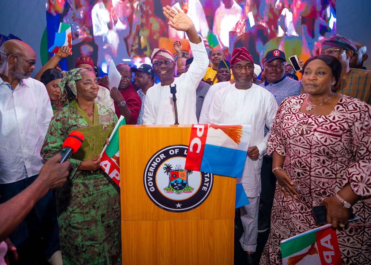 Thank you Lagosians! I am deeply humbled and grateful for the overwhelming support and trust of the good people of Lagos State. I am honored to be re-elected as your Governor and pledge to continue to work tirelessly to deliver a better Lagos for all. Thank you for believing…