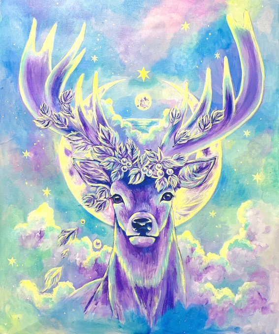 「deer sky」 illustration images(Latest)