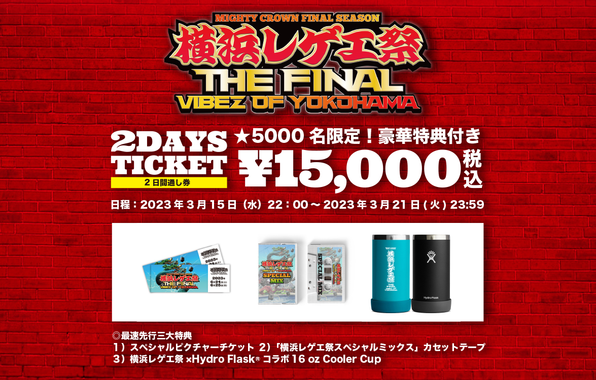 実物 Hydro-Flask 横浜レゲエ祭Final限定非売品 クーラーカップ