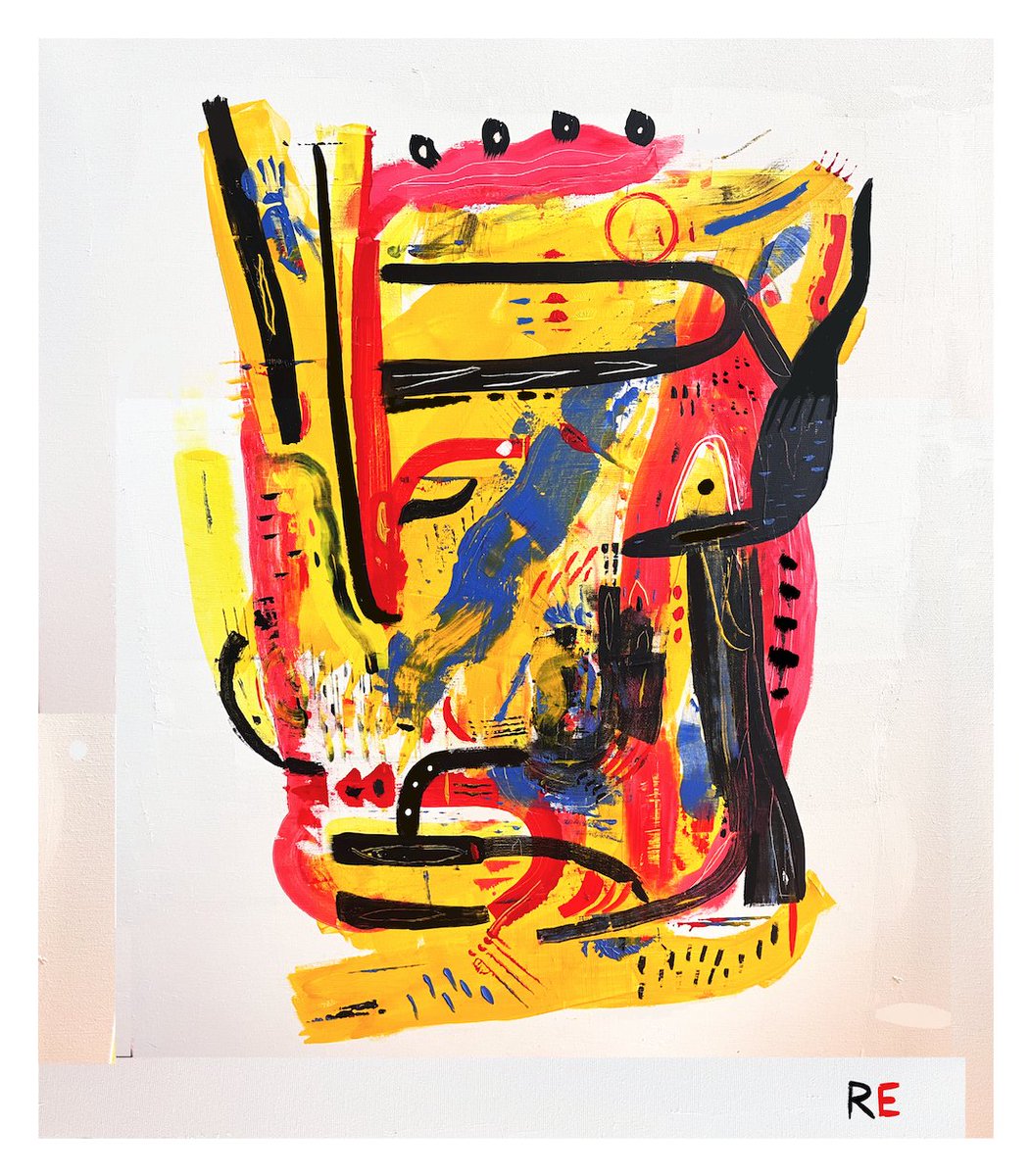 primitive_re's tweet image. Gm art fam! ☀️☕️
Wish you great start of the week!

/My great-great grand father/ 

#primitiveabstract #spatula