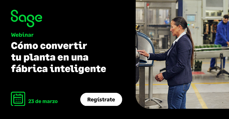 SageSpain's tweet photo. Toma el control de la gestión de los procesos de producción, calidad, materiales y mantenimiento. Si tienes una fábrica, te ayudaremos a avanzar en su gestión inteligente y conectada con este #webinar. ¡Apúntate ahora! https://t.co/sg1z1j0Clt https://t.co/I06iEepyt9