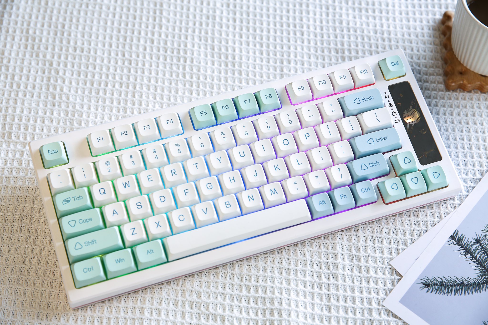YUNZII YZ75 75% キーボード 黄軸 ミント YUNZII YZ75 Mint Mechanical Keyboard – mechkeysshop