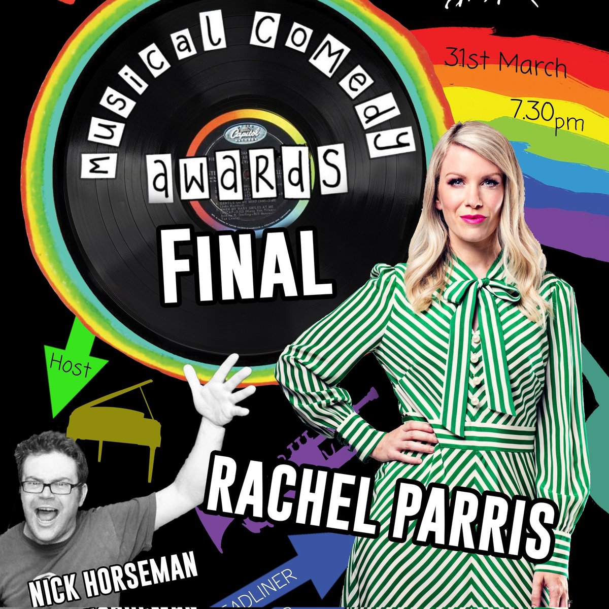 MCA HQ (@musicalcomedyuk) on Twitter photo The <a href="/WeGotTickets/">WeGotTickets</a> 2023 MCA final is in just 11 days! We are proud of our line-up - this year for the first time, female finalists outnumber male finalists 8 to 4! Join <a href="/rachelparris/">Rachel Parris</a>, Best Newcomer <a href="/jojomaberly/">JoJo Maberly</a>, host <a href="/rociouspun/">Nick Horseman</a> and 12 acts <a href="/bloomstheatre/">Bloomsbury Theatre</a> on 31.3! :-) <a href="/funnywomen/">Funny Women</a> The <a href="/WeGotTickets/">WeGotTickets</a> 2023 MCA final is in just 11 days! We are proud of our line-up - this year for the first time, female finalists outnumber male finalists 8 to 4! Join <a href="/rachelparris/">Rachel Parris</a>, Best Newcomer <a href="/jojomaberly/">JoJo Maberly</a>, host <a href="/rociouspun/">Nick Horseman</a> and 12 acts <a href="/bloomstheatre/">Bloomsbury Theatre</a> on 31.3! :-) <a href="/funnywomen/">Funny Women</a>