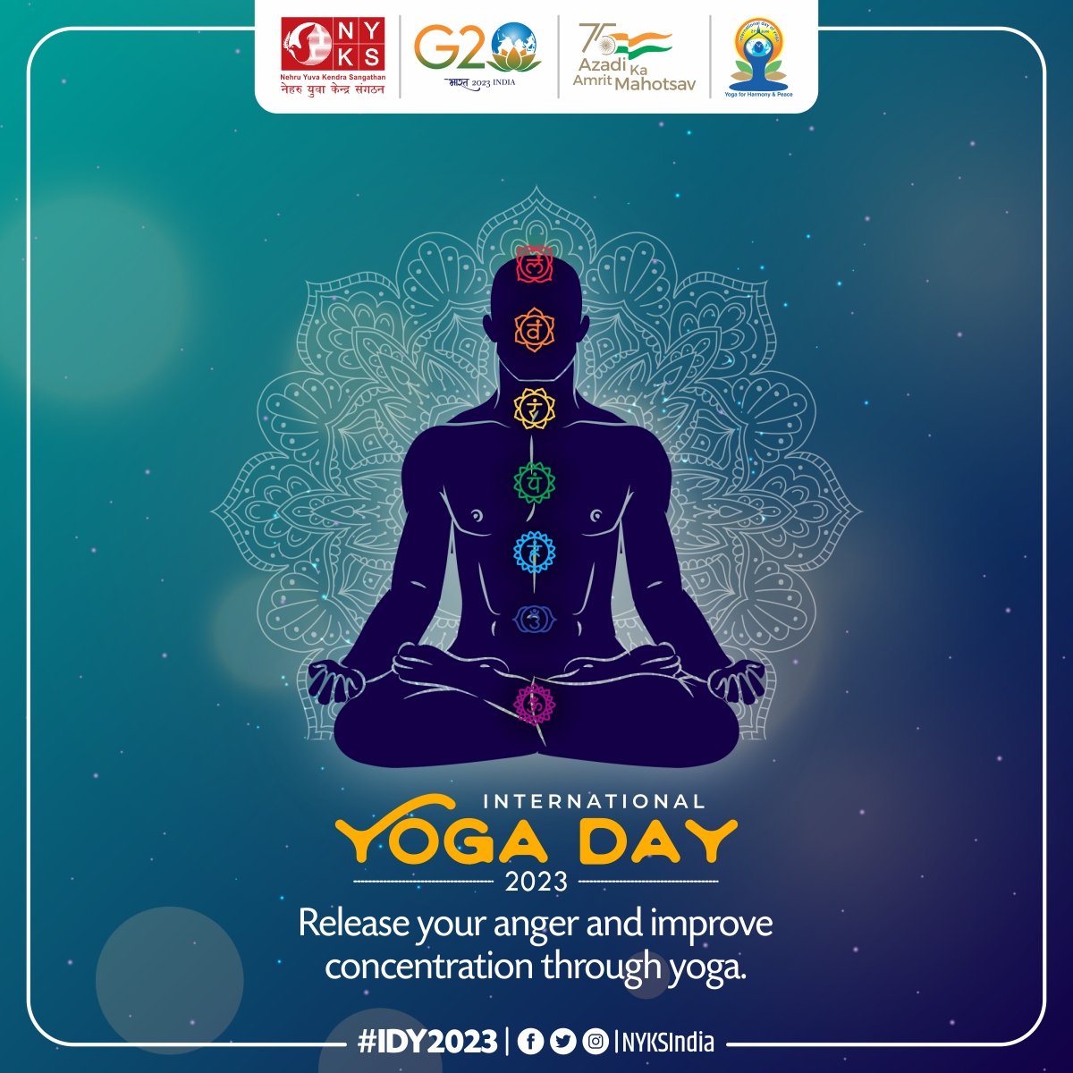 Align your mind and body with yoga🧘

#NYKS4Yoga #HealthyLifestyle #Fit #Yoga #FitIndia