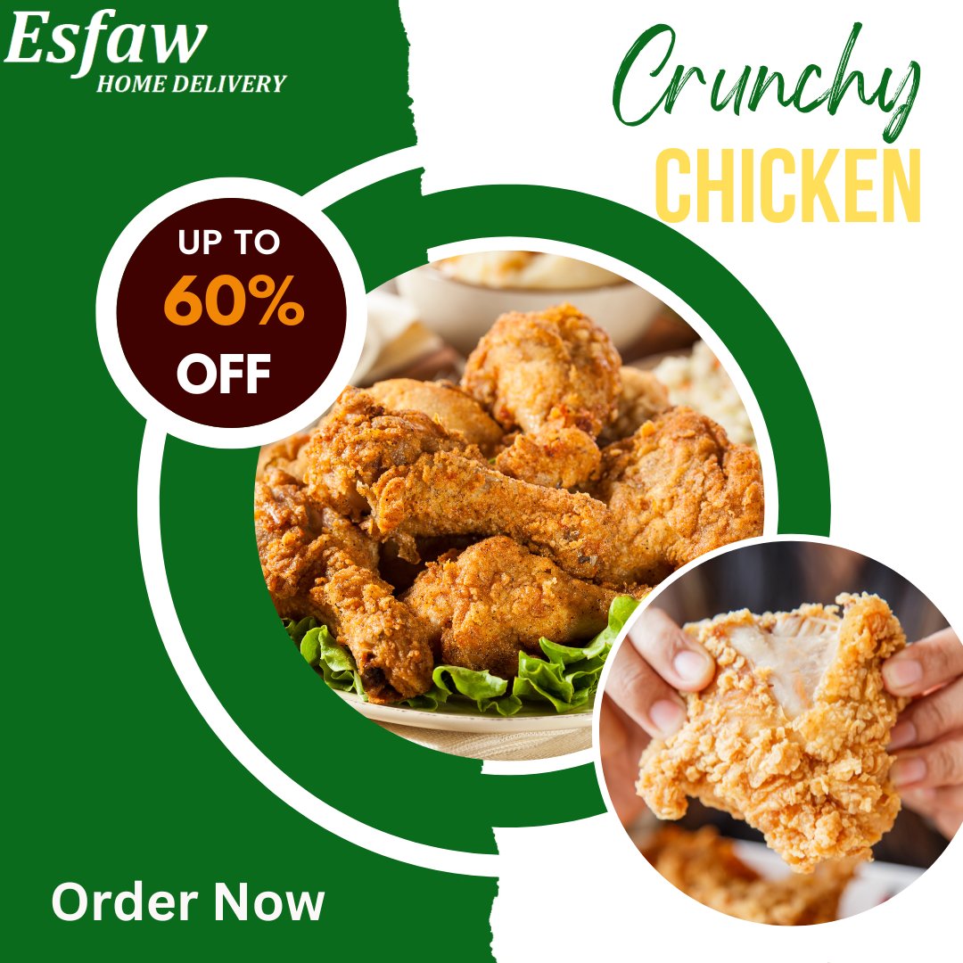 Esfaw1's tweet photo. Get the best #chicken in the City at Restaurant Price with @Esfaw1 

Download Now Link is in the bio
@twitter

#esfaw #coupon #chickenwings #Chickenlover #delivery #twitter #trending
#food #PushpaTheRule #foodie #SalmanKhan #DeepikaPadukone #Bihar #WTCFinal #ViratKohli
#delhi https://t.co/7xiG03dz0s