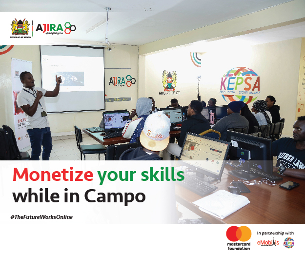eMobilis's tweet image. Pata digital skills utambulike kwa mtaa yako!​@AjiraDigital we believe in the power of communities  We have set up Ajira Clubs &amp;amp; if you study at the @uonbi you can join the Ajira Club to nurture skills development &amp;amp; job creation bit.ly/42n6Jsf​
#AjiraClubEdition