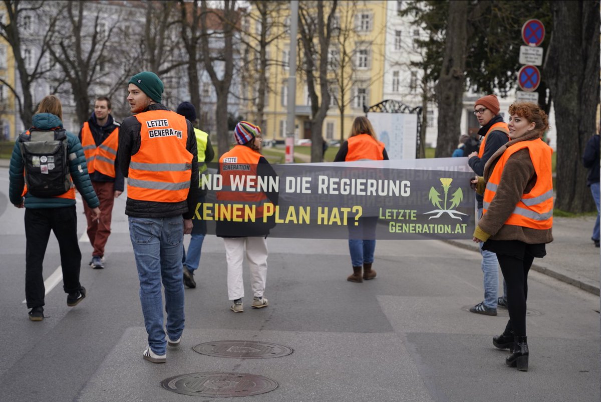 Letzte Generation Österreich tweet media