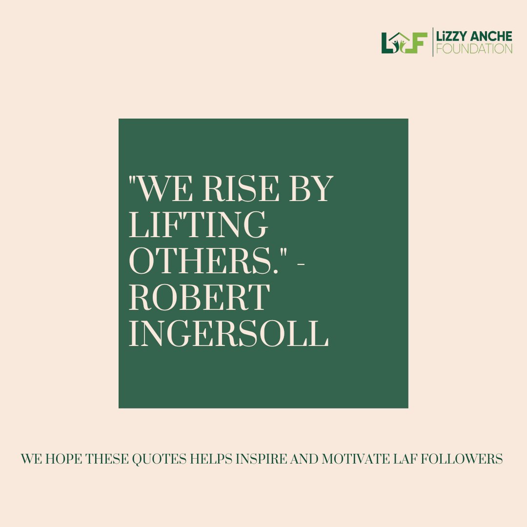 _LAFoundation's tweet photo. INSPIRATIONAL MONDAY.

In line with our vision at Lizzy Anche Foundation: To see a society where women and girls are fully empowered to excel. 

Slide left to see the five monday inspirational quotes for LAF FOLLOWERS. https://t.co/SVbNivUUav
