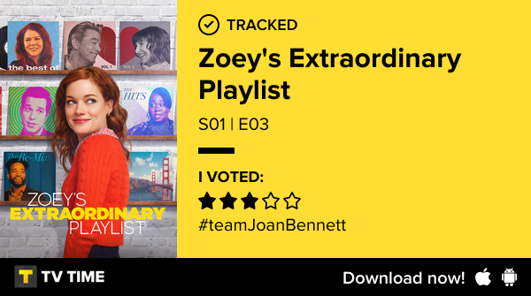 i0Meesh's tweet photo. I've just watched episode S01 | E03 of Zoey's Extraordinary Playlist! #zoeysextraordinaryplaylist  https://t.co/5nS7xeTUTi #tvtime https://t.co/FvStzTapfC