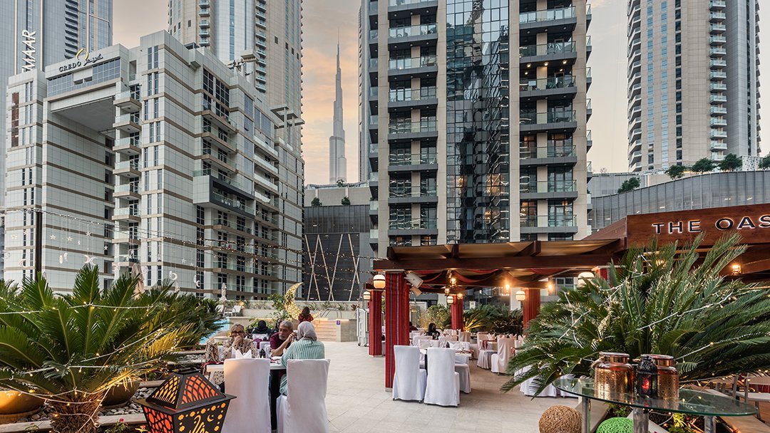 movenpickDDubai's tweet photo. Experience a unique Iftar buffet with stunning views of Burj Khalifa that takes you on a culinary journey through various delicacies.

24th March to 21st April 2023
THE OASIS OUTDOOR TERRACE
From sunset to 9:00 pm

AED199 per person
AED149 special rate for groups of 8 and above https://t.co/67BbKF5nqz
