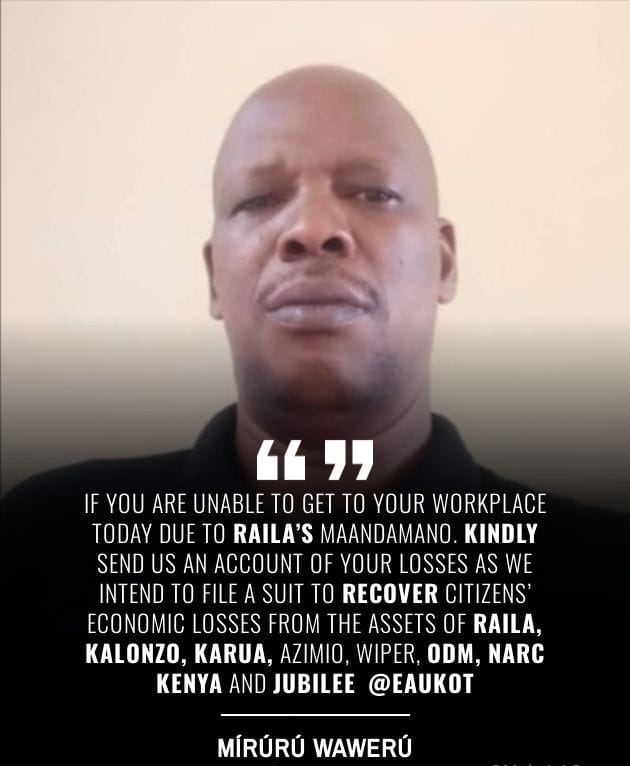 EAukot's tweet photo. Clear message from the @Thirdwaykenya Party Chairman https://t.co/TXNeoP5Kip