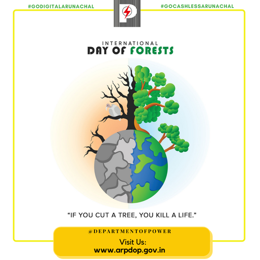 doparunachal's tweet photo. Warm greetings to everyone on International Day of Forest!
#PlantTrees #PlantFuture https://t.co/kpDnCBizmq