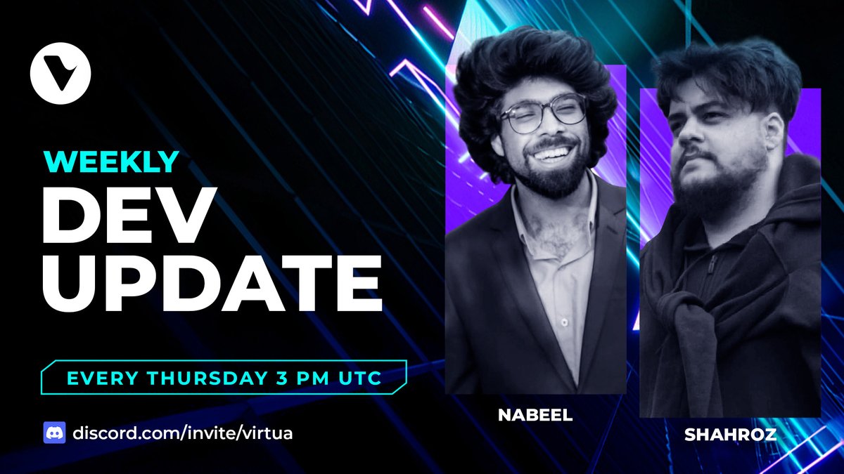 VirtuaMetaverse's tweet photo. #developers Update Discord recording! 😍

Listen to our developers talking about Dashboard V1 release, a new Profile Manager walk-through, what is in the pipeline, #app, partnerships, alpha news and MORE!

Check here 👉 https://t.co/9rTdEP0OXx

#metaverse #gaming #ETH #NFT $TVK https://t.co/yvo65fVYhb