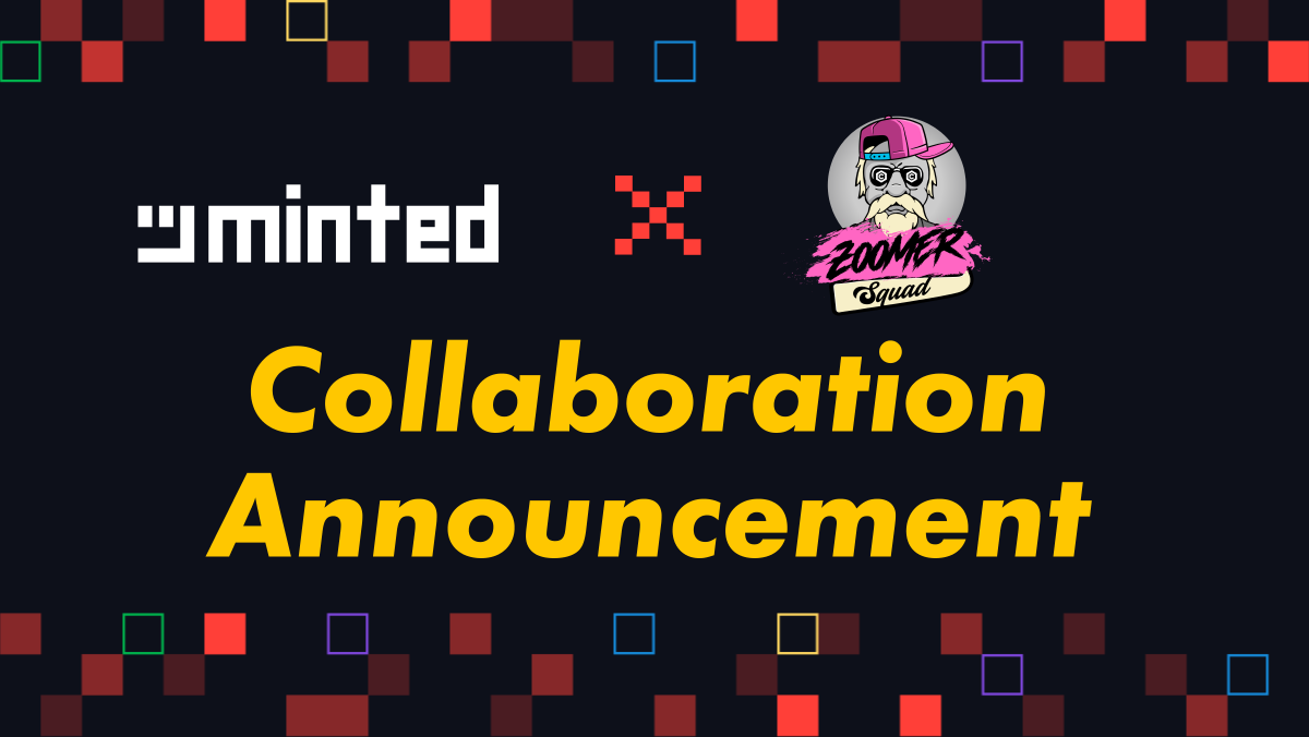 MintedNetwork's tweet photo. 🥂🥂✨ #mintheads and #crofam

We are excited to announce our collaboration with @BoomerSquadNFT1 👏🏻👏🏻 Stay tuned for the giveaway campaign! https://t.co/scbAwtGvPK