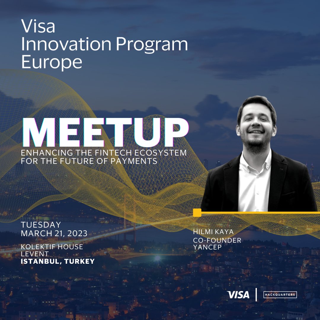 👤 Nilhan Gur Co-Founder, <a href="/qumpara/">Qumpara</a> 
👤 Göktürk Yetim I Co-Founder &amp; CEO, @AlternatifApp  
👤 Hilmi Kaya I Co-Founder, <a href="/yancep_tr/">yancep_tr</a>  

The opportunities for growth with Visa Innovation Program Europe, let's explore them together!