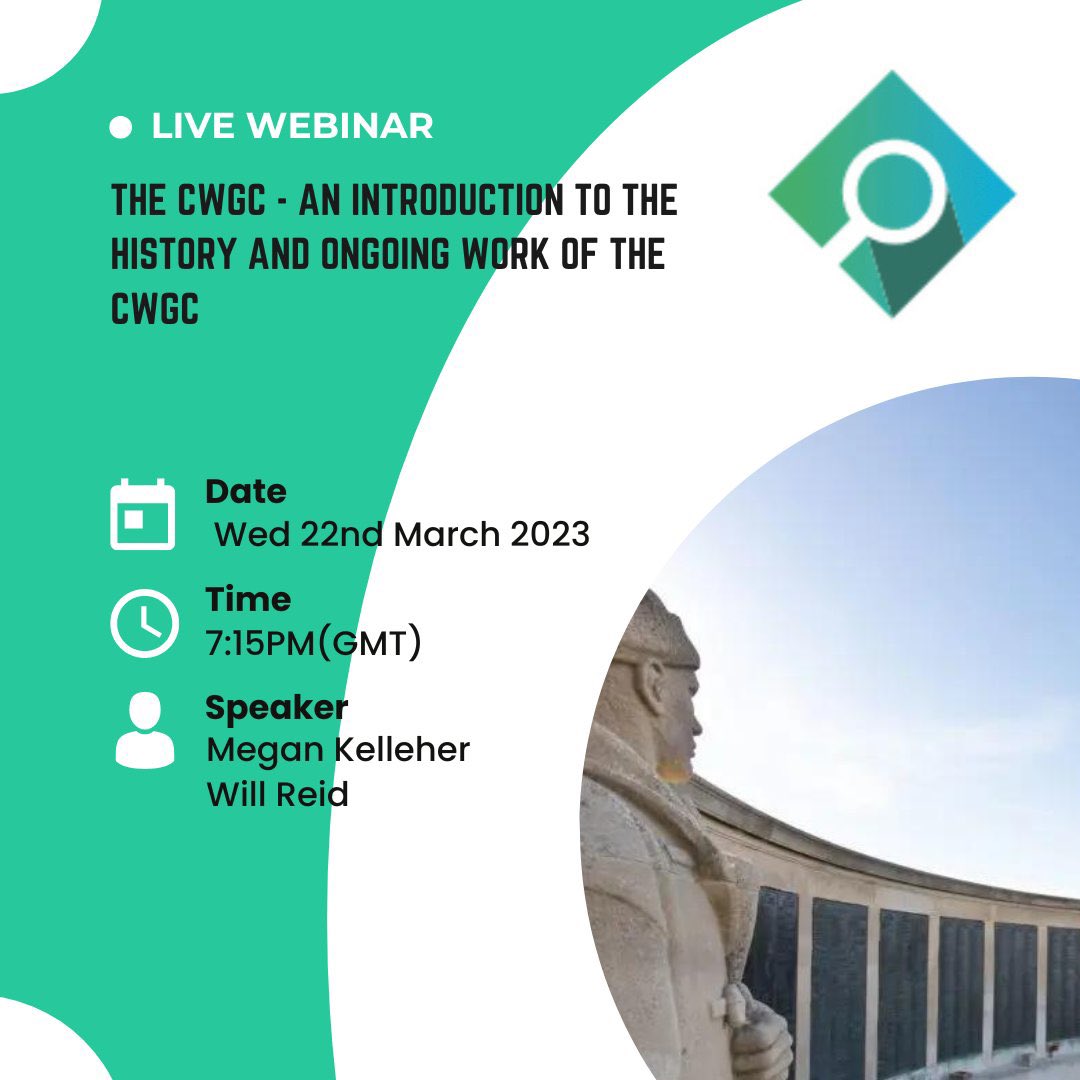 If you’re interested in #WW1 and #WW2 history there’s still time to register for our talk from @MeganEKelleher and <a href="/Trowelboy123/">Will Reid</a> this Wednesday at 7:15pm

bit.ly/3LAV0jZ

We can’t wait to learn about the work of the <a href="/CWGC/">Commonwealth War Graves</a> in #Hampshire