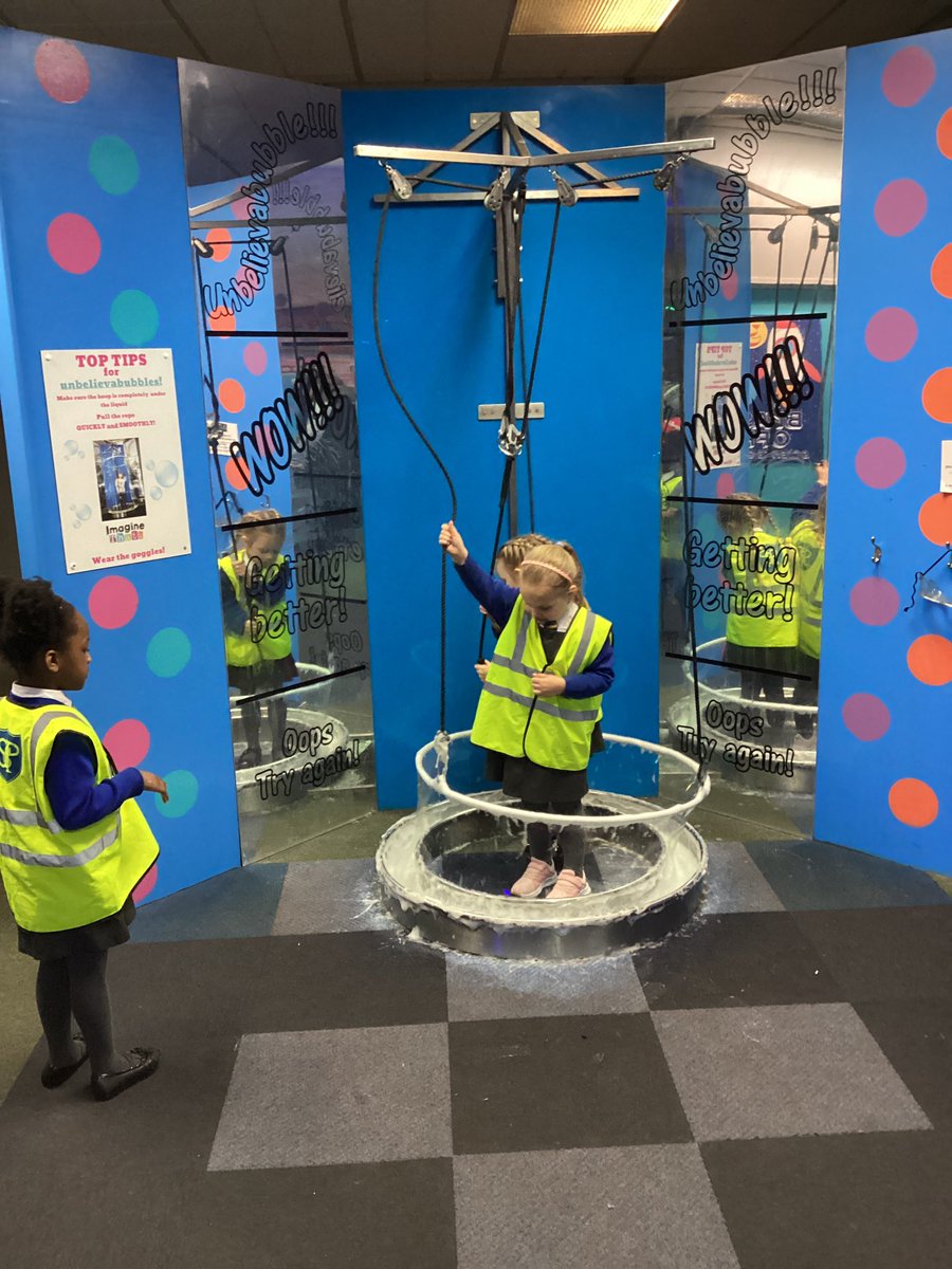 ReceptionSTP's tweet photo. What a fabulous day we had at @imaginethatliv , exploring and investigating all of the different areas. #ScienceatSTP #ArtatSTP #EYFSatATP https://t.co/VJdu7Zg68g